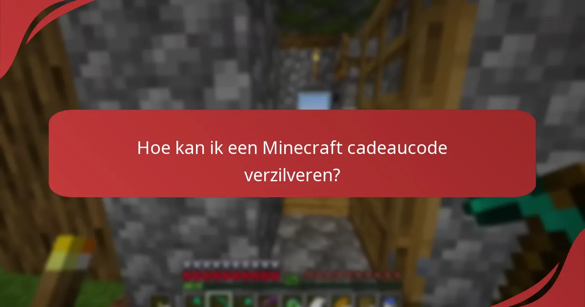 Welke soorten in-game content kan ik krijgen met Minecraft cadeaucodes?