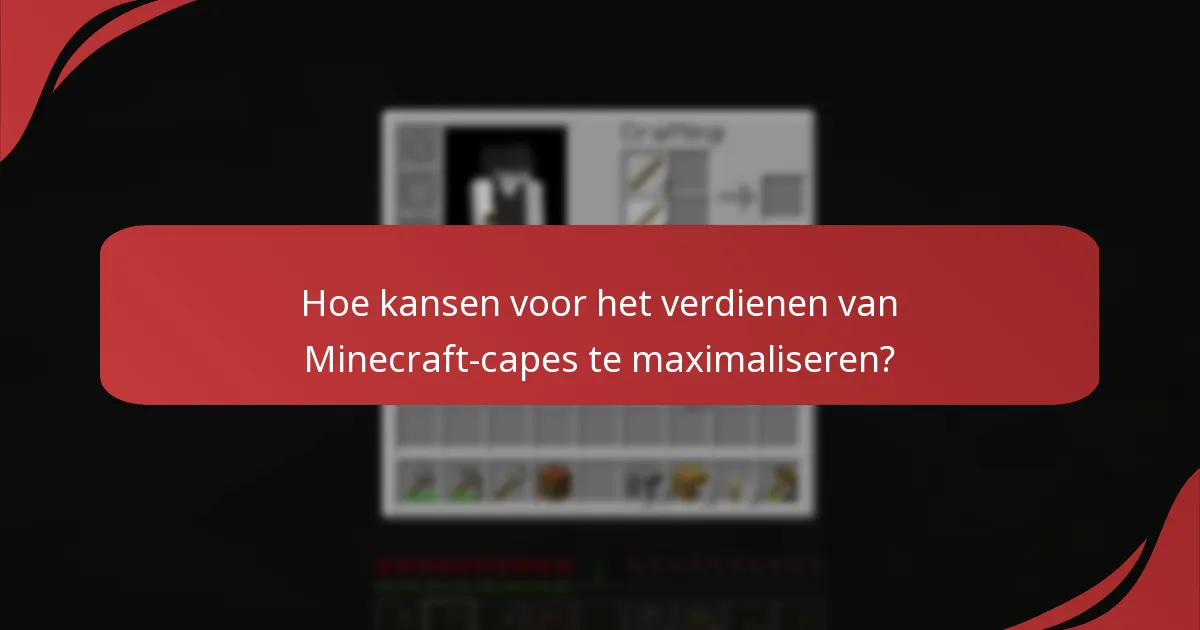 Welke promotiecodes zijn beschikbaar voor Minecraft-capes?