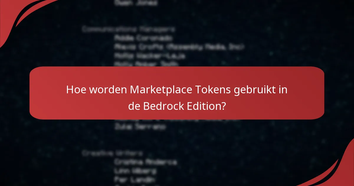 Wat zijn de verschillende types Minecraft Marketplace Tokens?