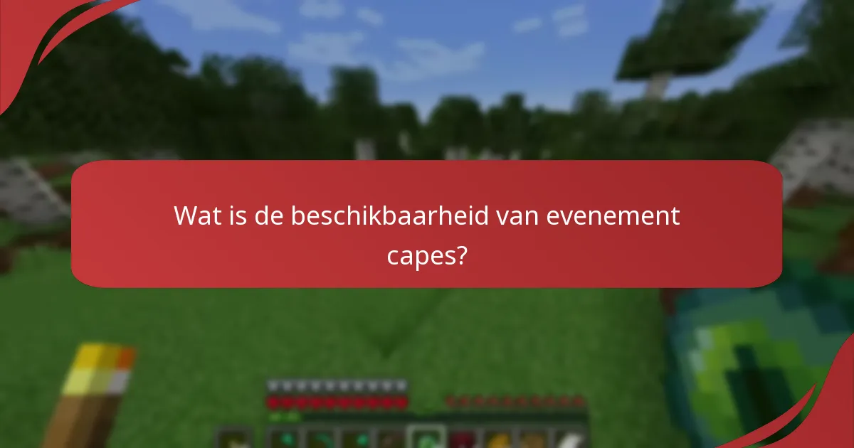 Welke evenementen hebben seizoensgebonden cape drops?