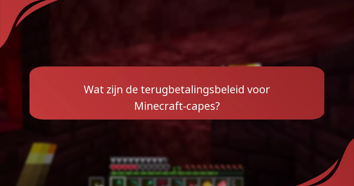 Wat zijn de verschillen tussen Minecraft-cape-aankopen en andere in-game-items?