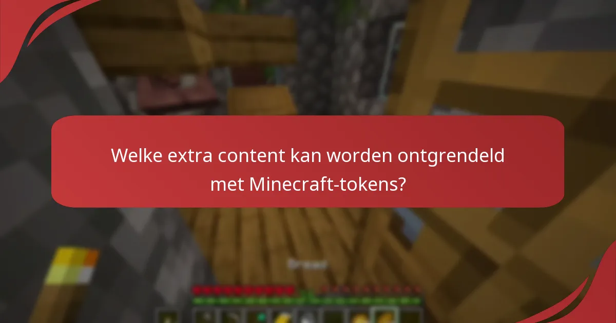 Welke extra content kan worden ontgrendeld met Minecraft-tokens?