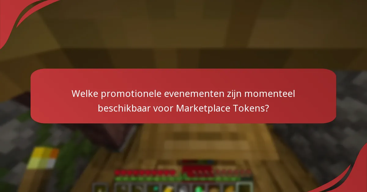 Welke speciale items kunnen worden gekocht met Marketplace Tokens?